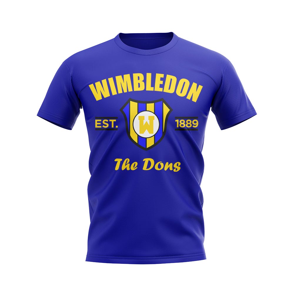 Wimbledon Established Football T-Shirt (Blue)