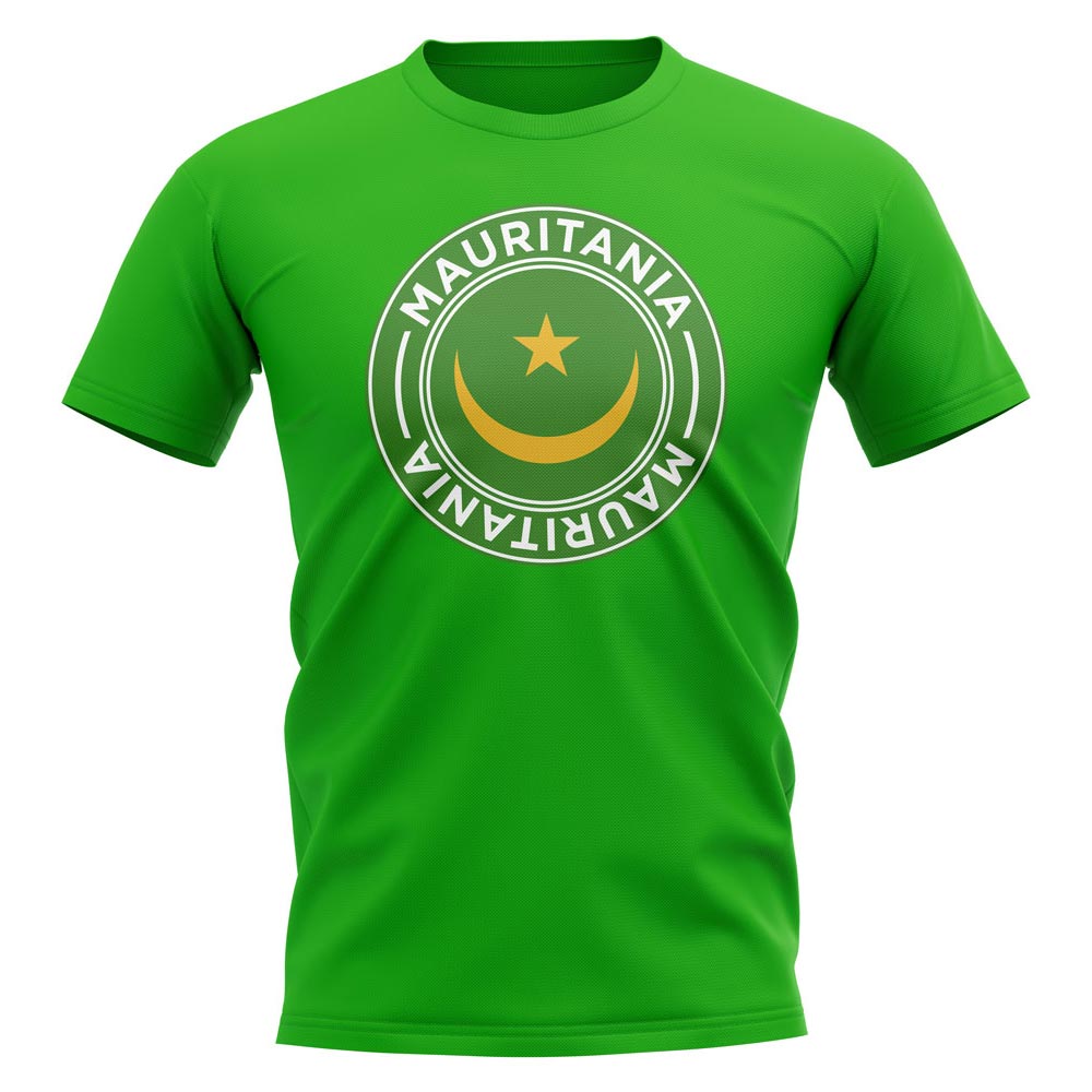 Mauritania Football Badge T-Shirt (Green)