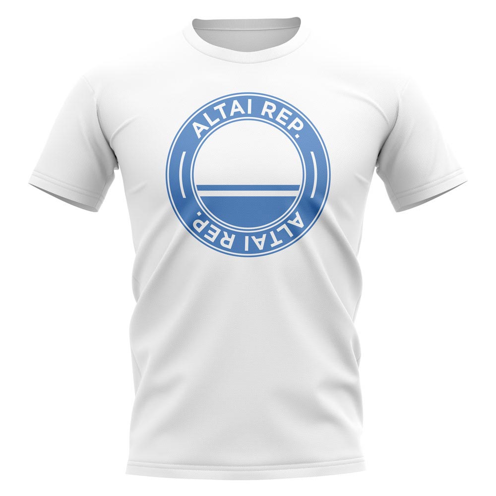 Altai Republic Football Badge T-Shirt (White)