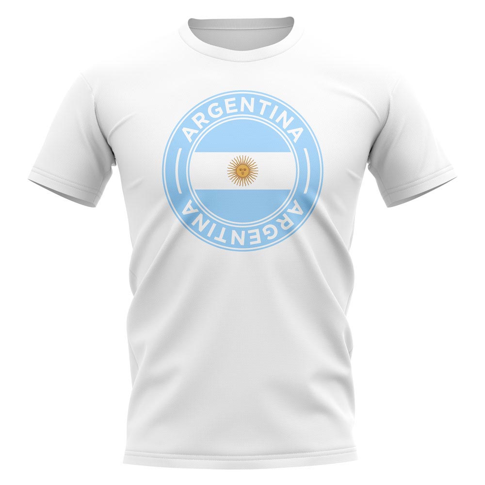 Argentina Football Badge T-Shirt (White)