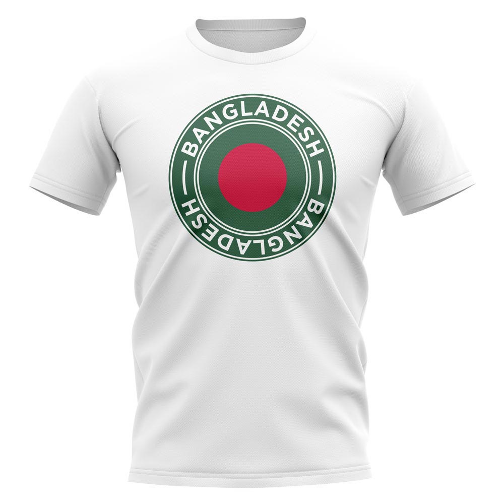 Bangladesh Football Badge T-Shirt (White)