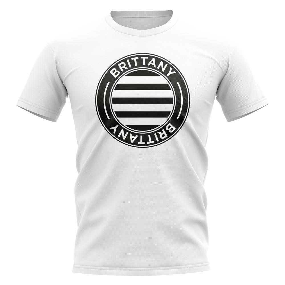 Brittany Football Badge T-Shirt (White)