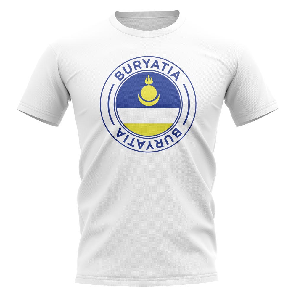 Buryatia Football Badge T-Shirt (White)