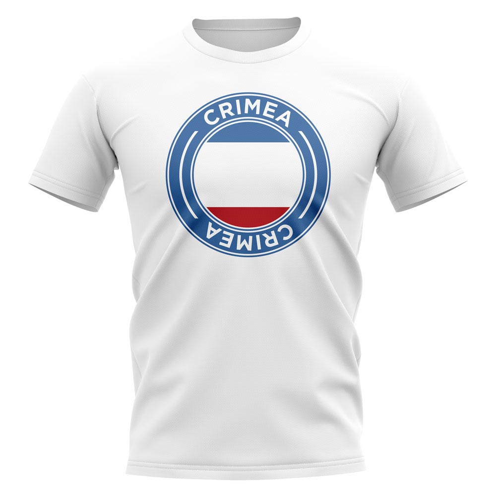 Crimea Football Badge T-Shirt (White)