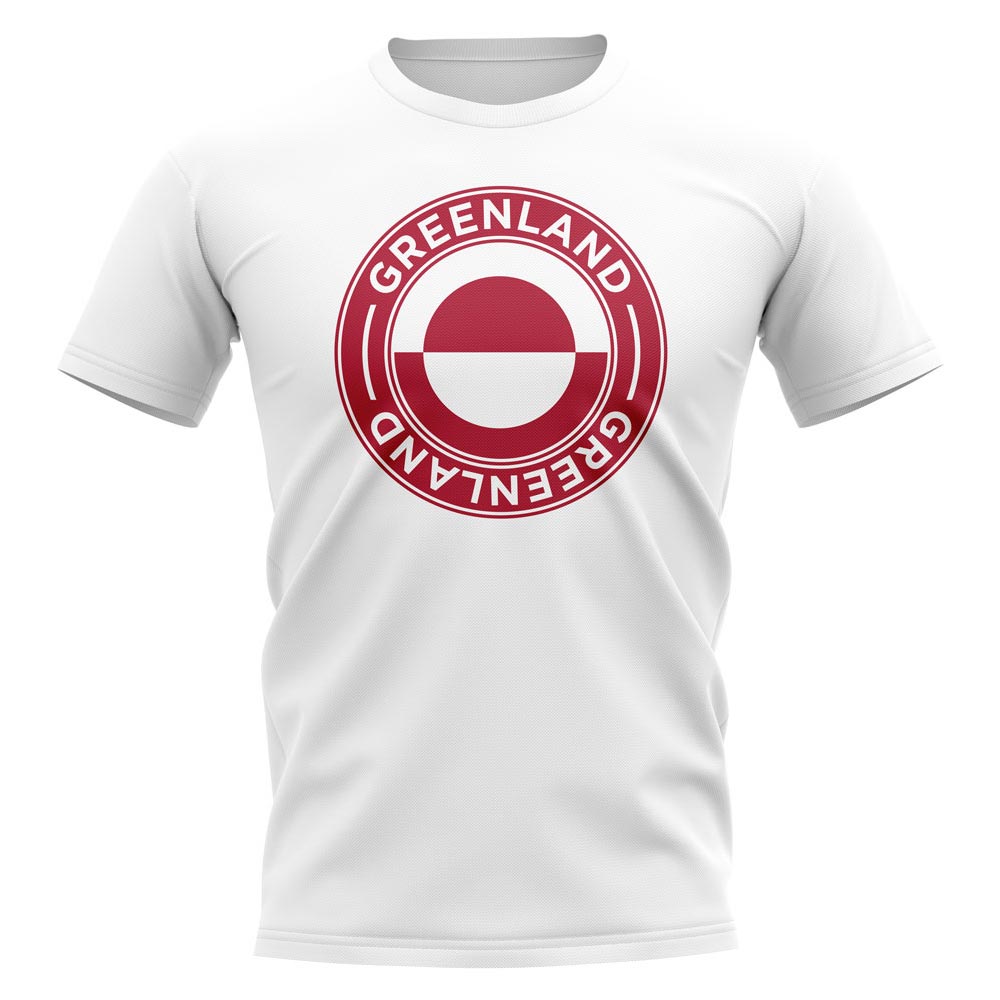 Greenland Football Badge T-Shirt (White)