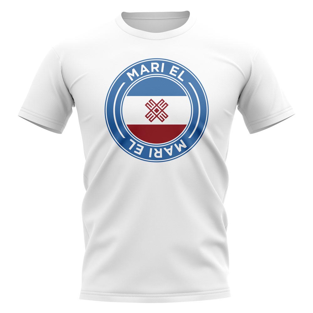 Mari El Football Badge T-Shirt (White)