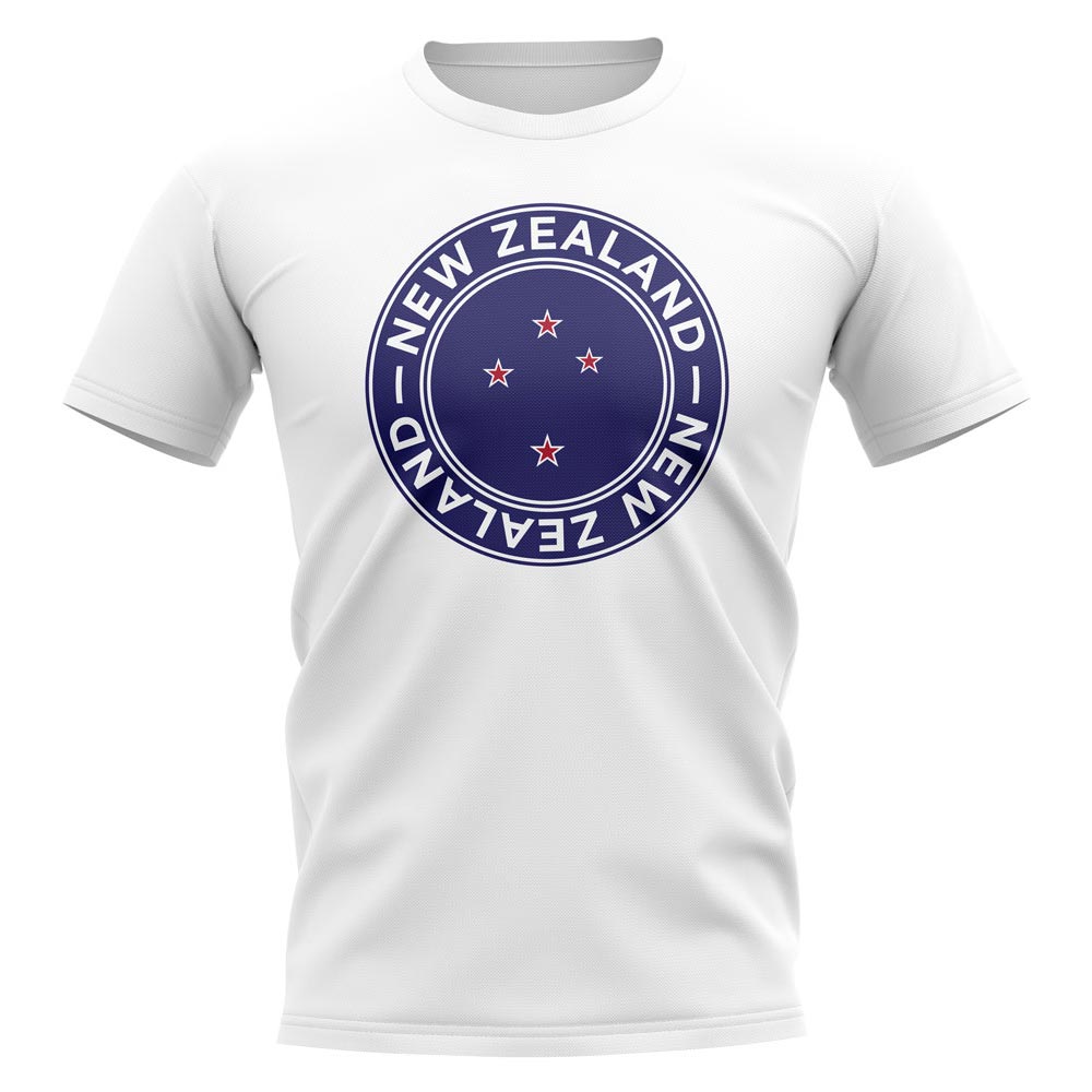 New Zealand Football Badge T-Shirt (White)