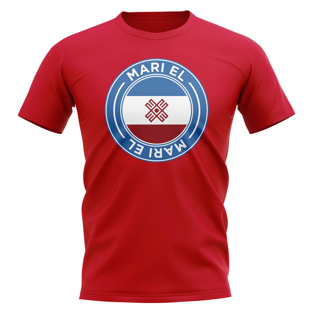 Mari El Football Badge T-Shirt (Red)