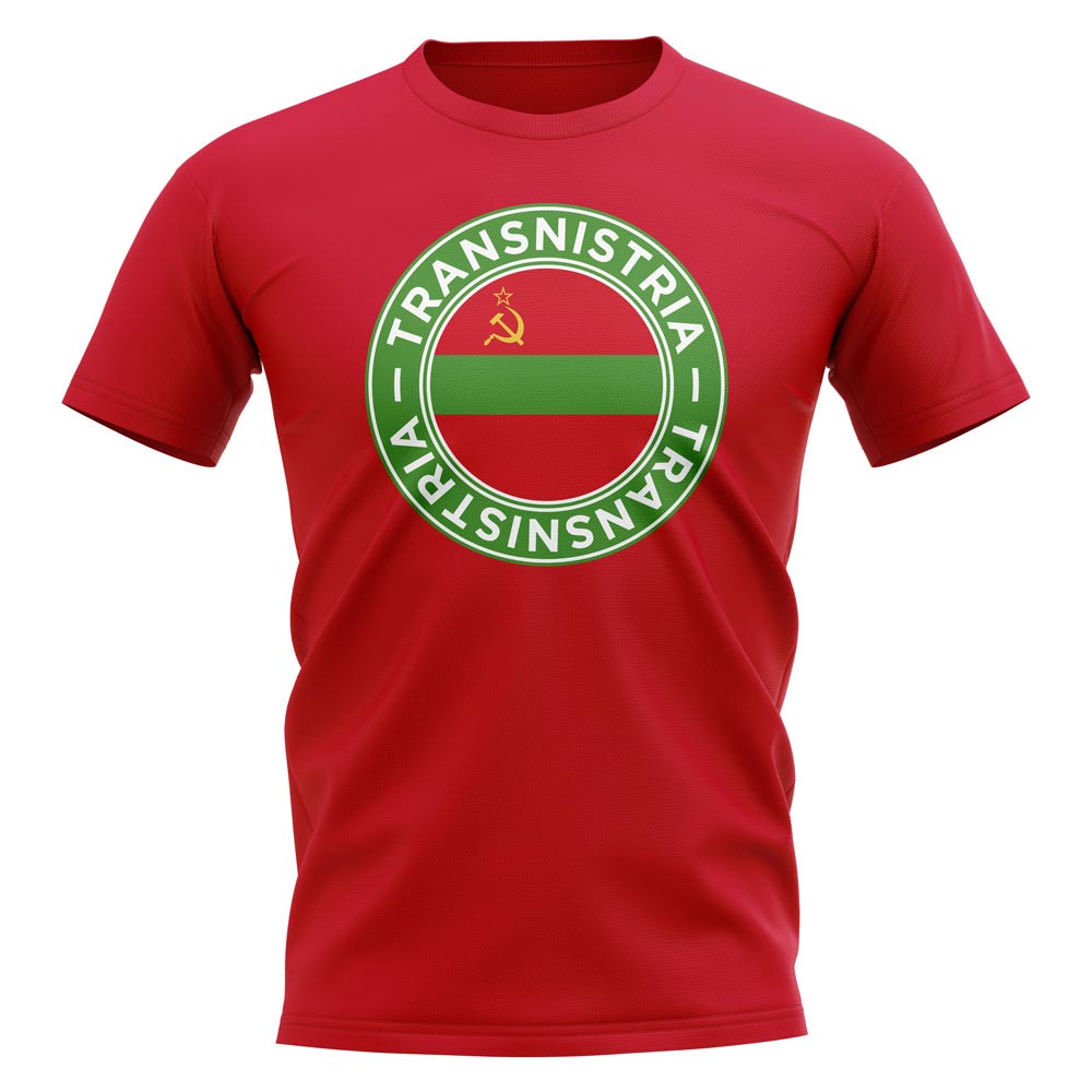 Transnistria Football Badge T-Shirt (Red)