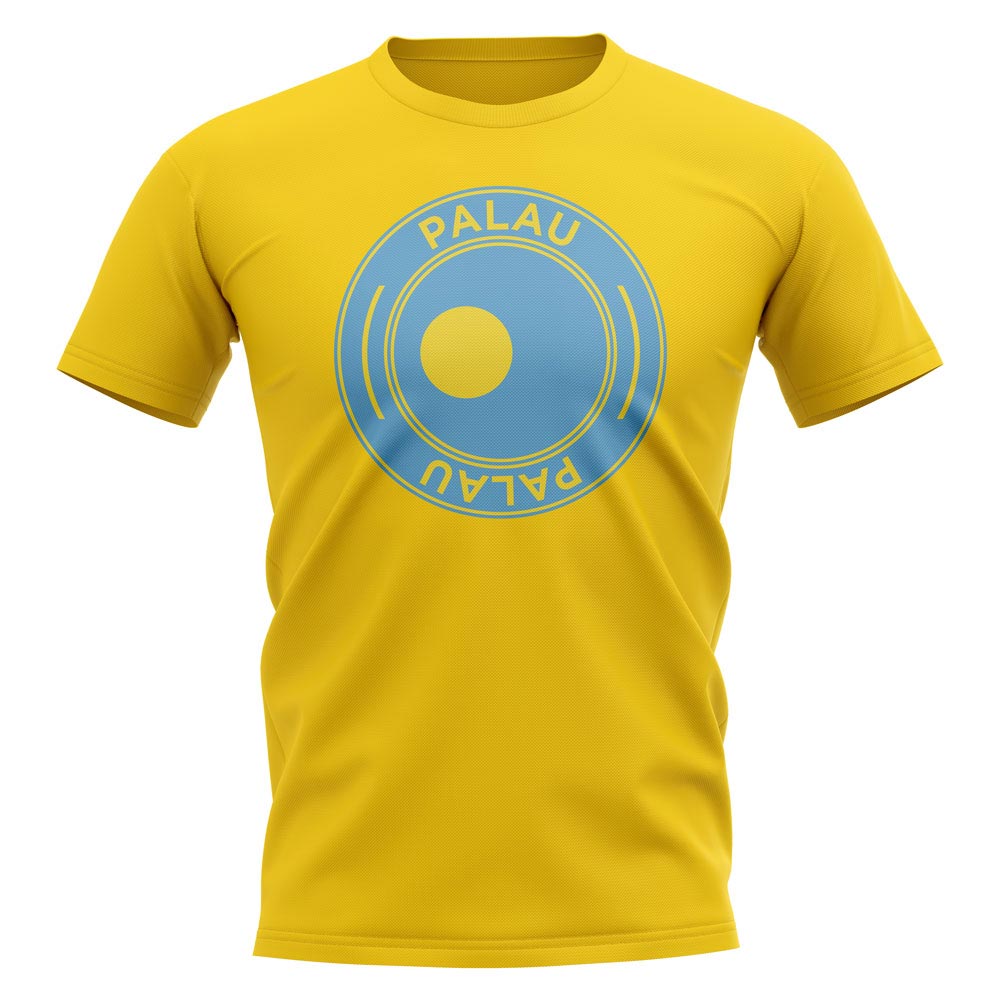 Palau Football Badge T-Shirt (Yellow)