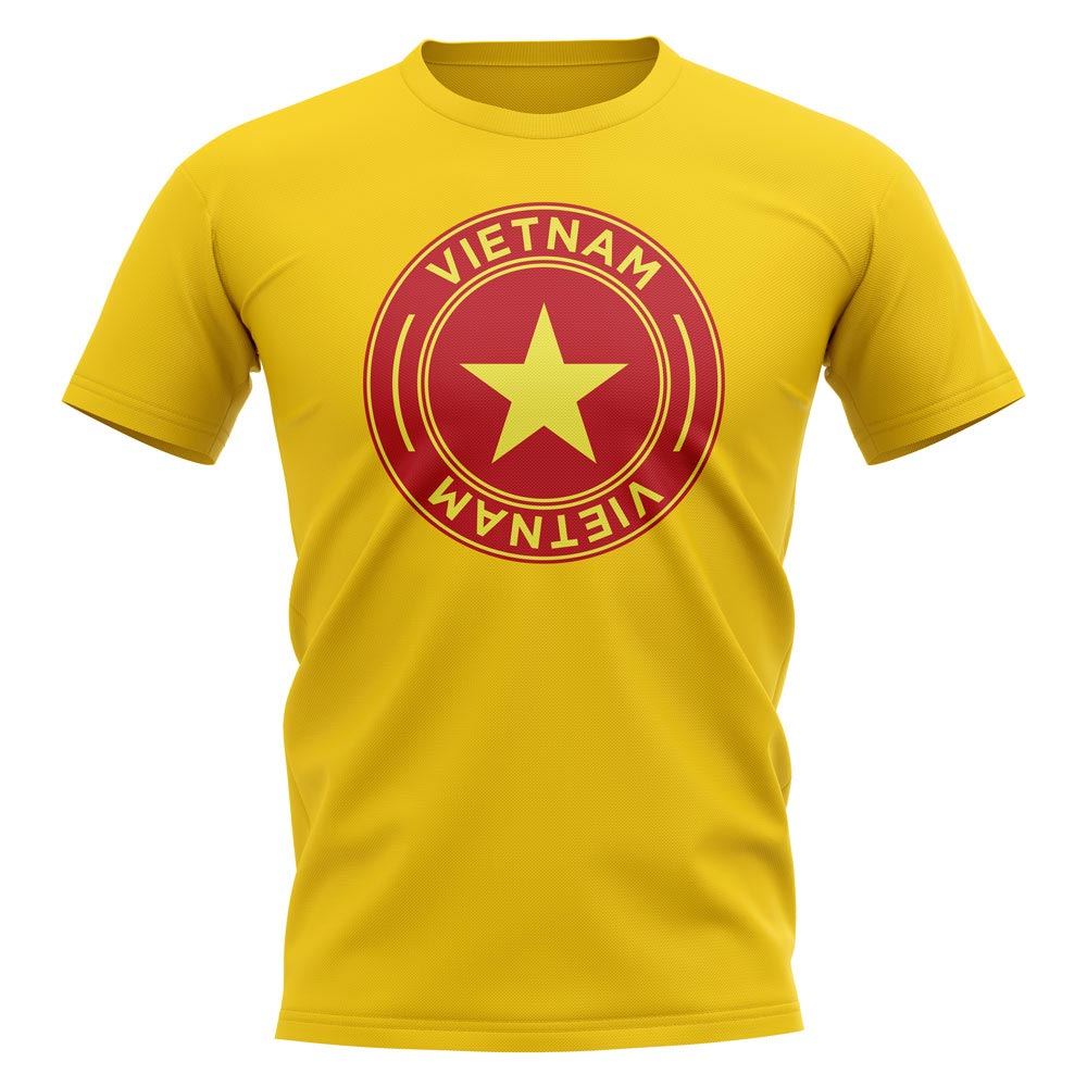 Vietnam Football Badge T-Shirt (Yellow)