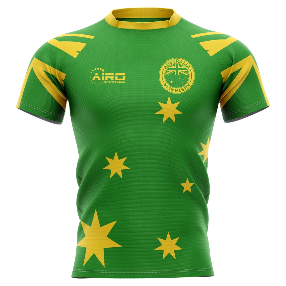 2024-2025 Australia Flag Concept Rugby Shirt