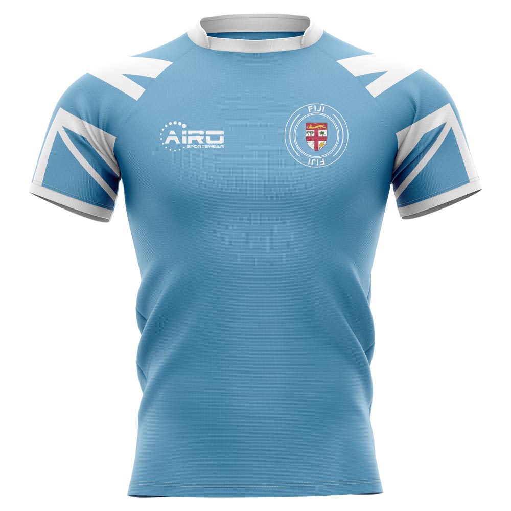 2024-2025 Fiji Flag Concept Rugby Shirt