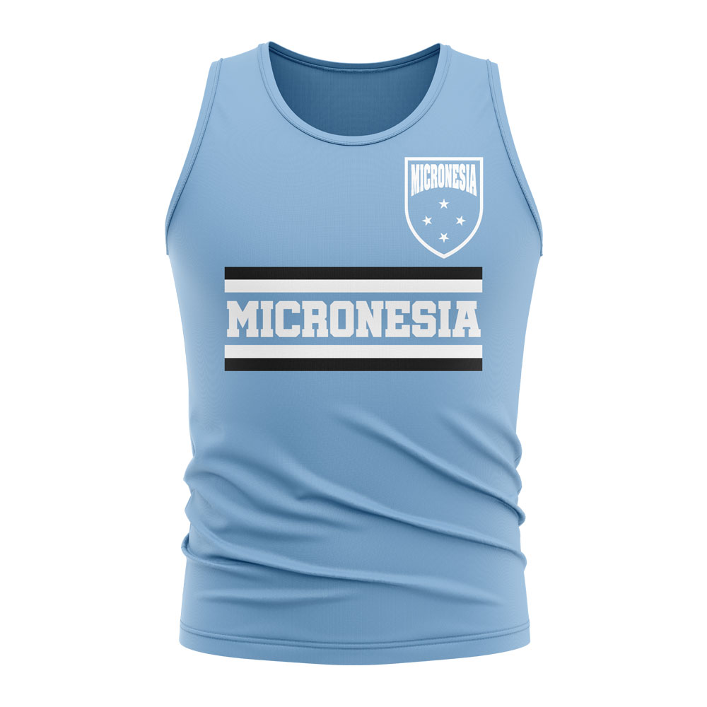 Micronesia Core Football Country Sleeveless Tee (Sky)