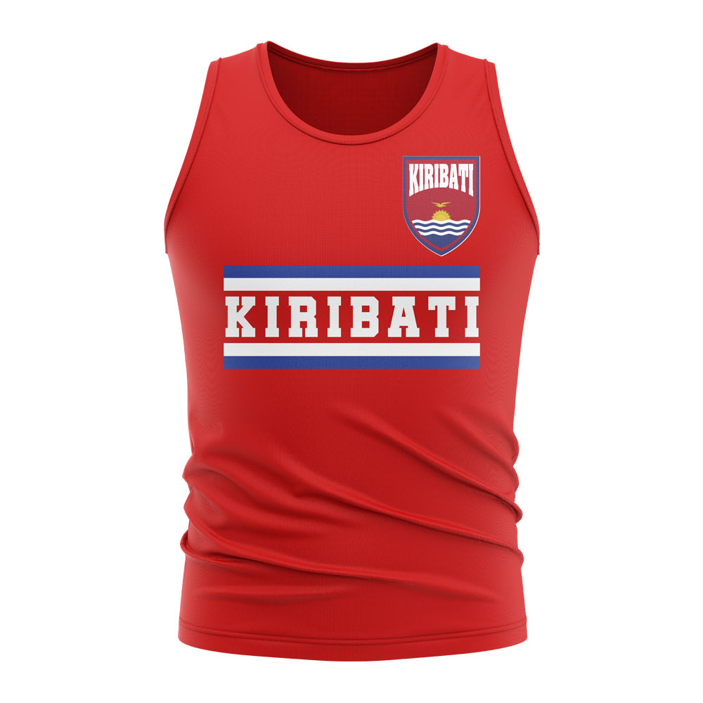 Kiribati Core Football Country Sleeveless Tee (Red)