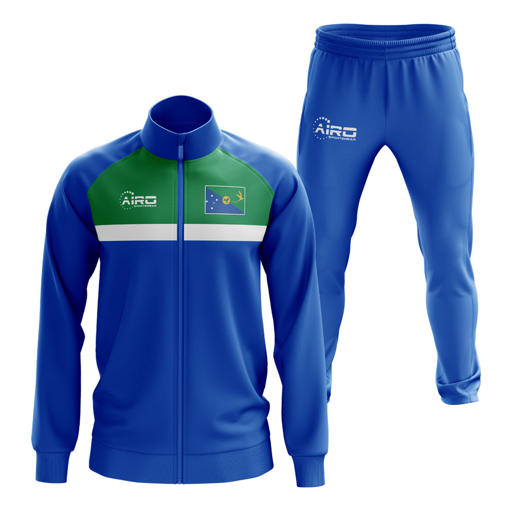 Christmas Island Concept Football Tracksuit (Royal)