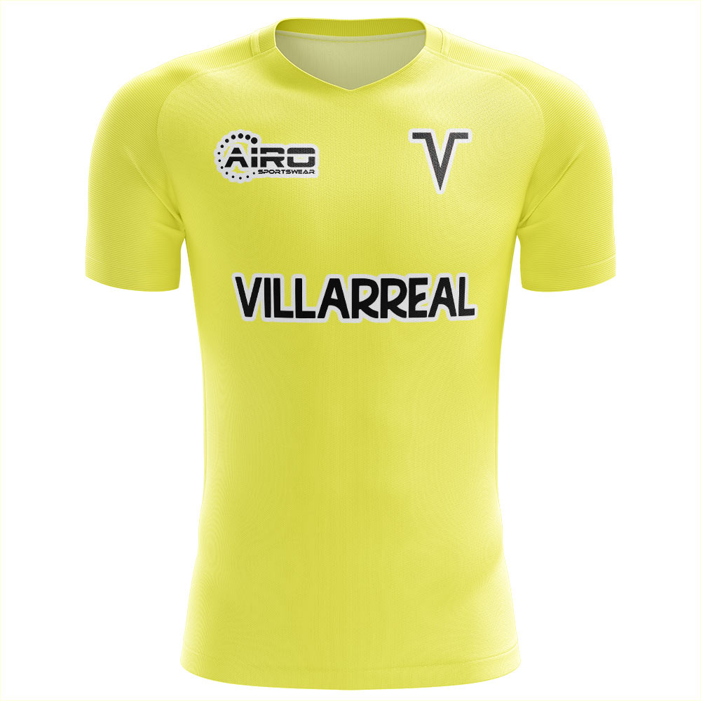 2024-2025 Villarreal Concept Training Shirt (Yellow) - Womens