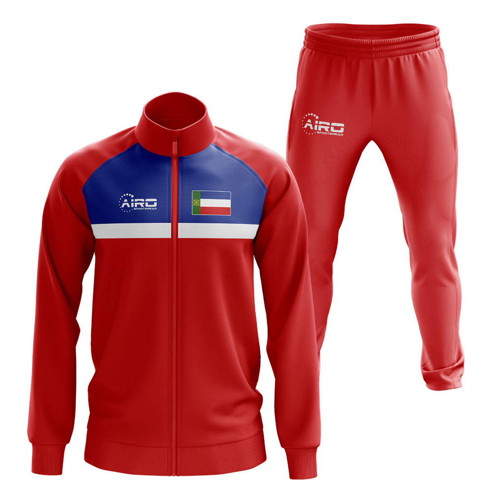 Khakassia Concept Football Tracksuit (Red)