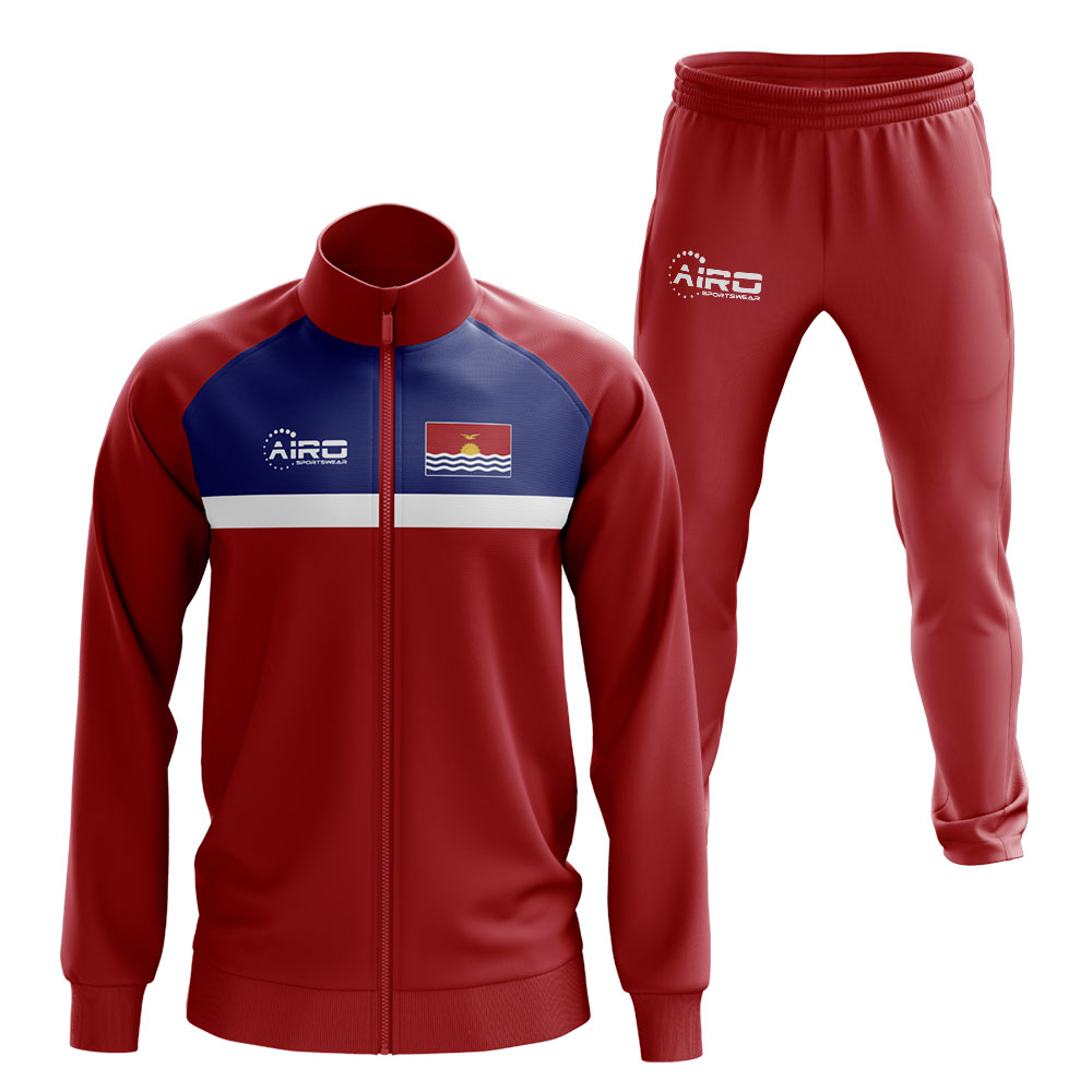 Kiribati Concept Football Tracksuit (Red)