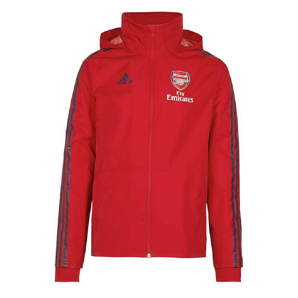 2019-2020 Arsenal Adidas Storm Jacket (Red) - Kids