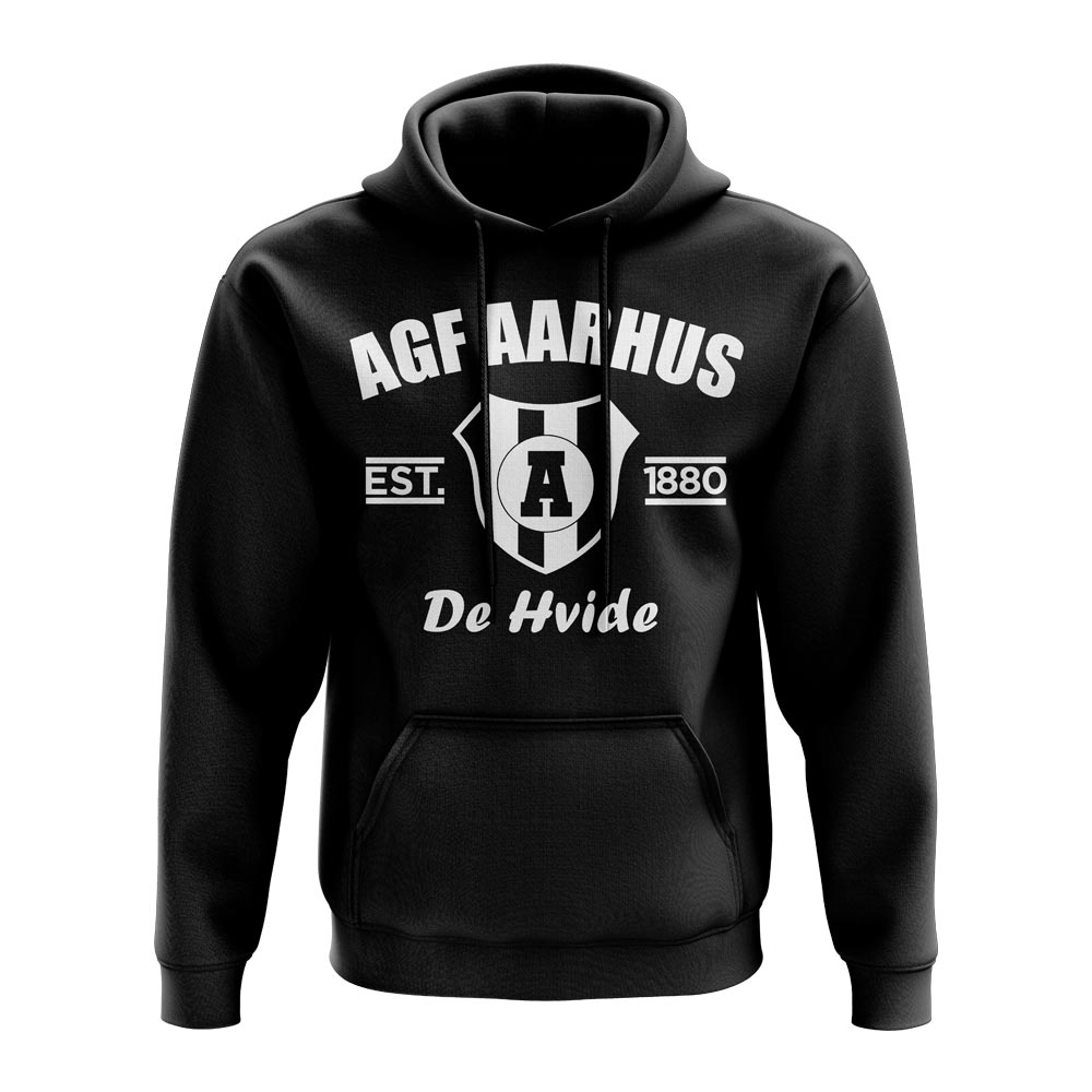 Agf Aarhus Established Football Hoody (Black)