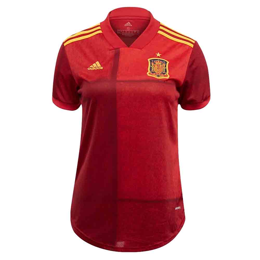 2020-2021 Spain Home Adidas Womens Shirt