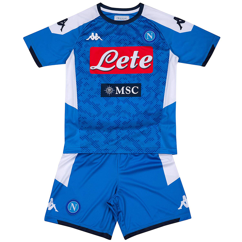 2019-2020 Napoli Kappa Home Football Kit (Kids)