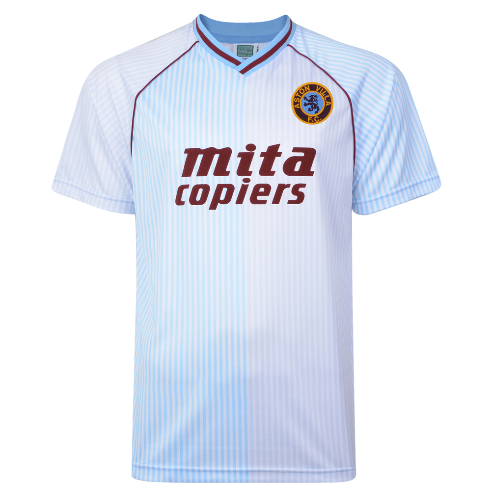 Score Draw Aston Villa 1988 Away Retro Football Shirt