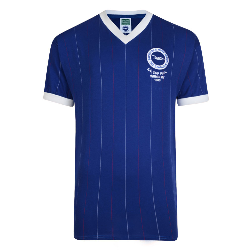 Score Draw Brighton and Hove Albion 1983 FA Cup Final Shirt