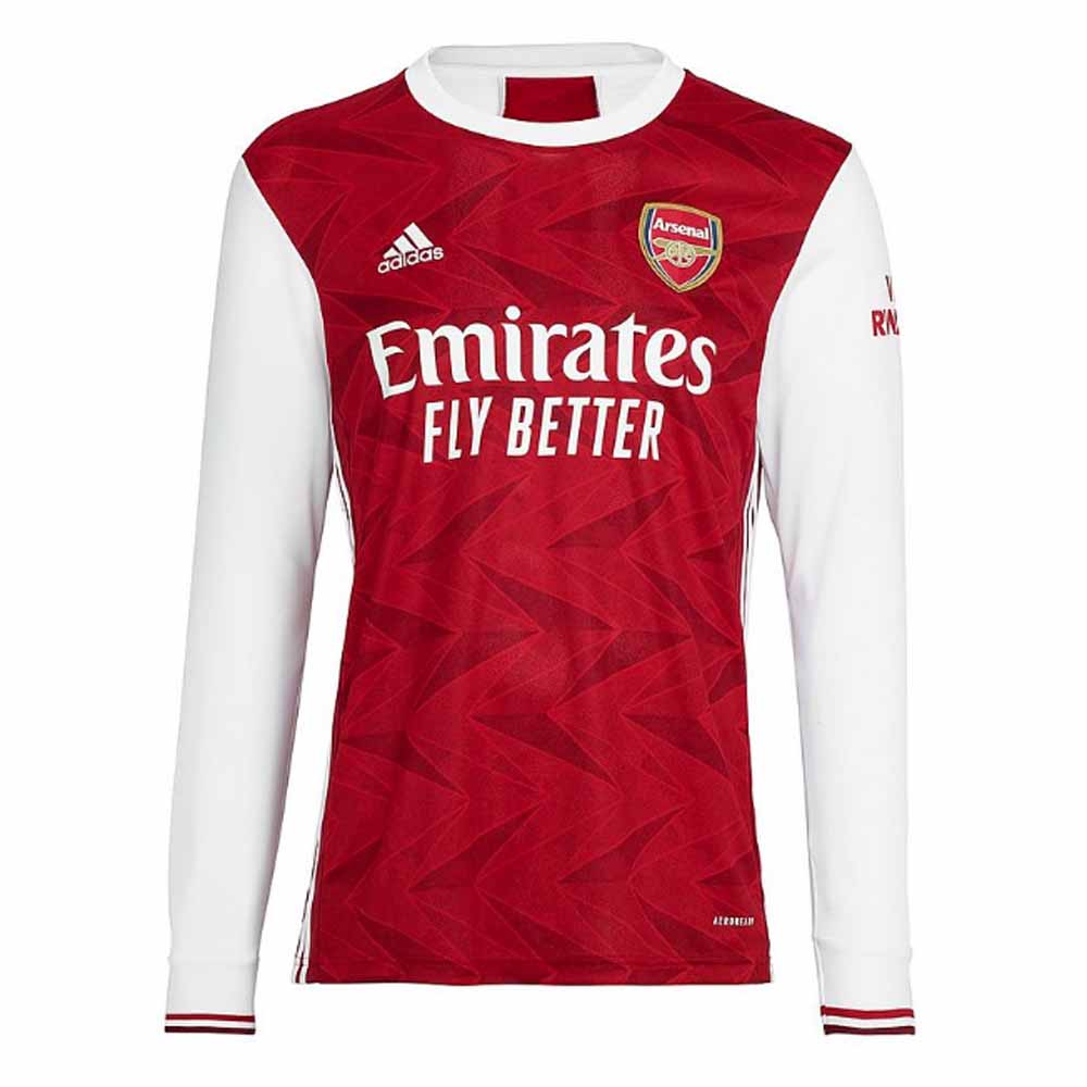 2020-2021 Arsenal Adidas Home Long Sleeve Shirt