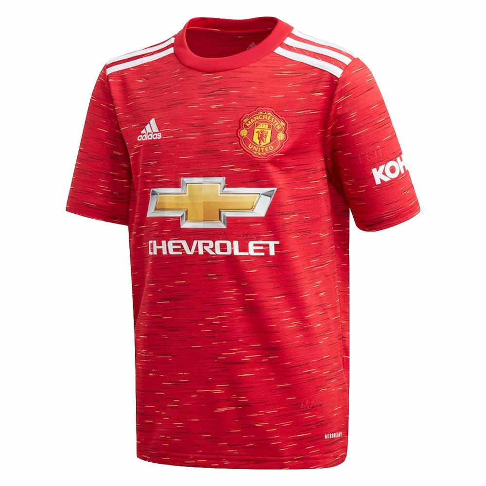 2020-2021 Man Utd Adidas Home Football Shirt (Kids)