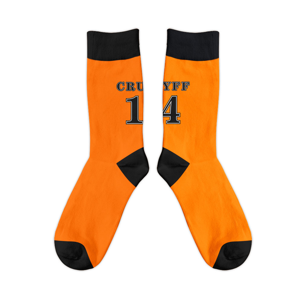 Holland 1974 Number 14 Retro Football Socks