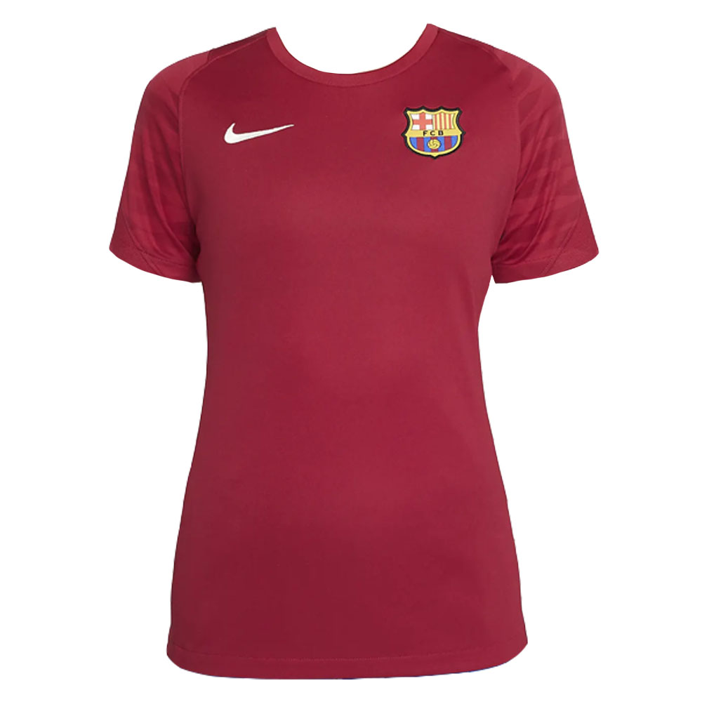 2021-2022 Barcelona Training Shirt (Noble Red) - Womens