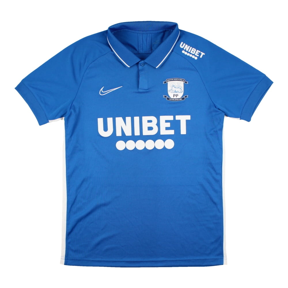 Preston North End 2018-19 Player Issue Polo Shirt ((Excellent) M)