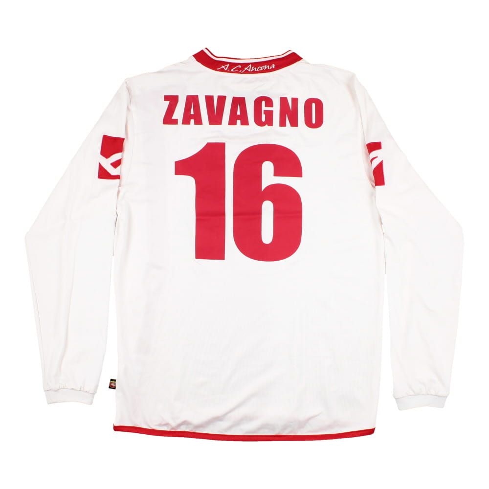 Ancona 2009-2010 Away Shirt LS (Zavagno 16) ((Very Good) XL)