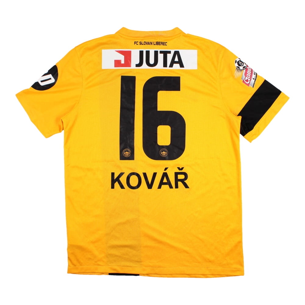 Slovan Liberic 2013-14 GK Shirt (Kovar #16) (Very Good)