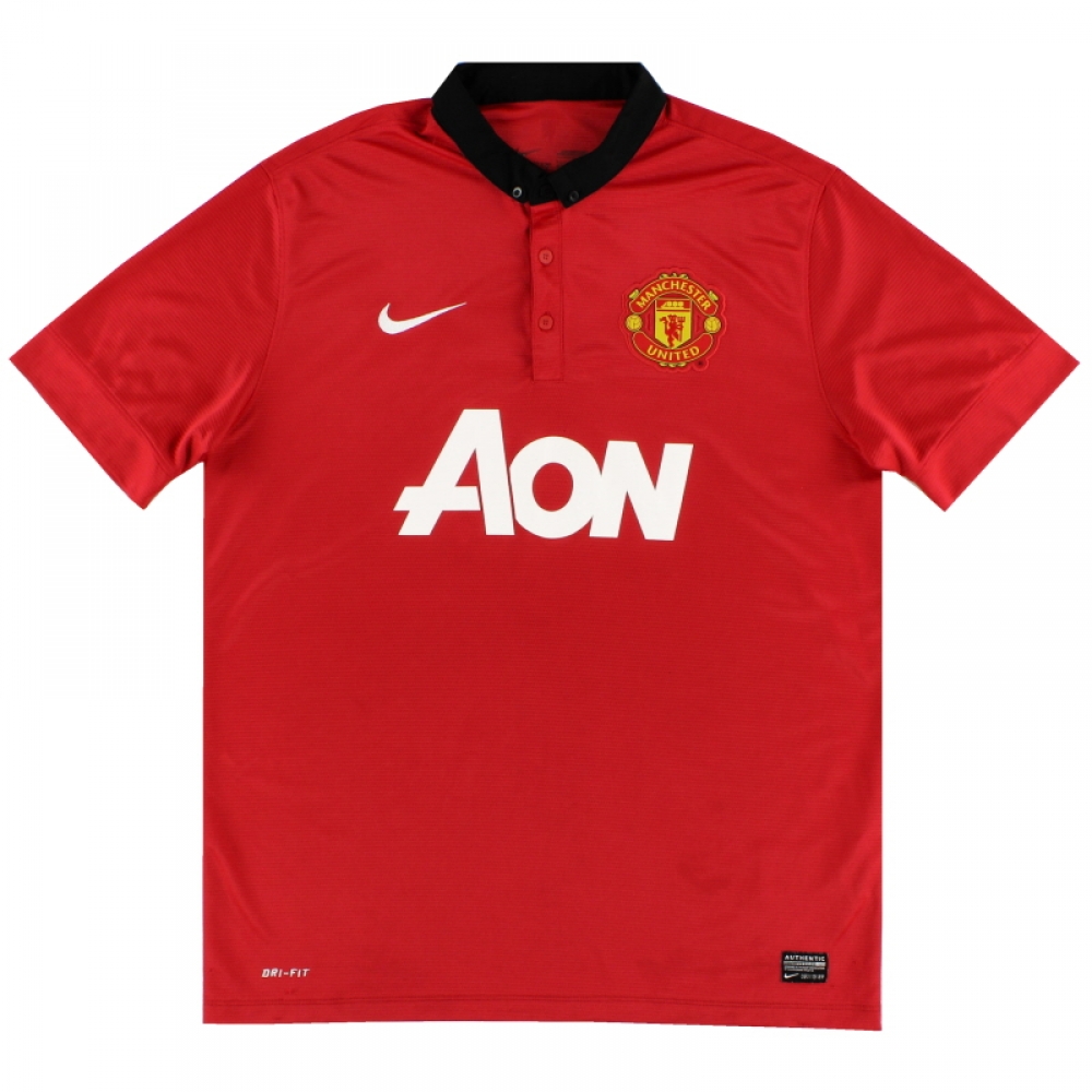 Manchester United 2013-14 Home Shirt (L) (Excellent)