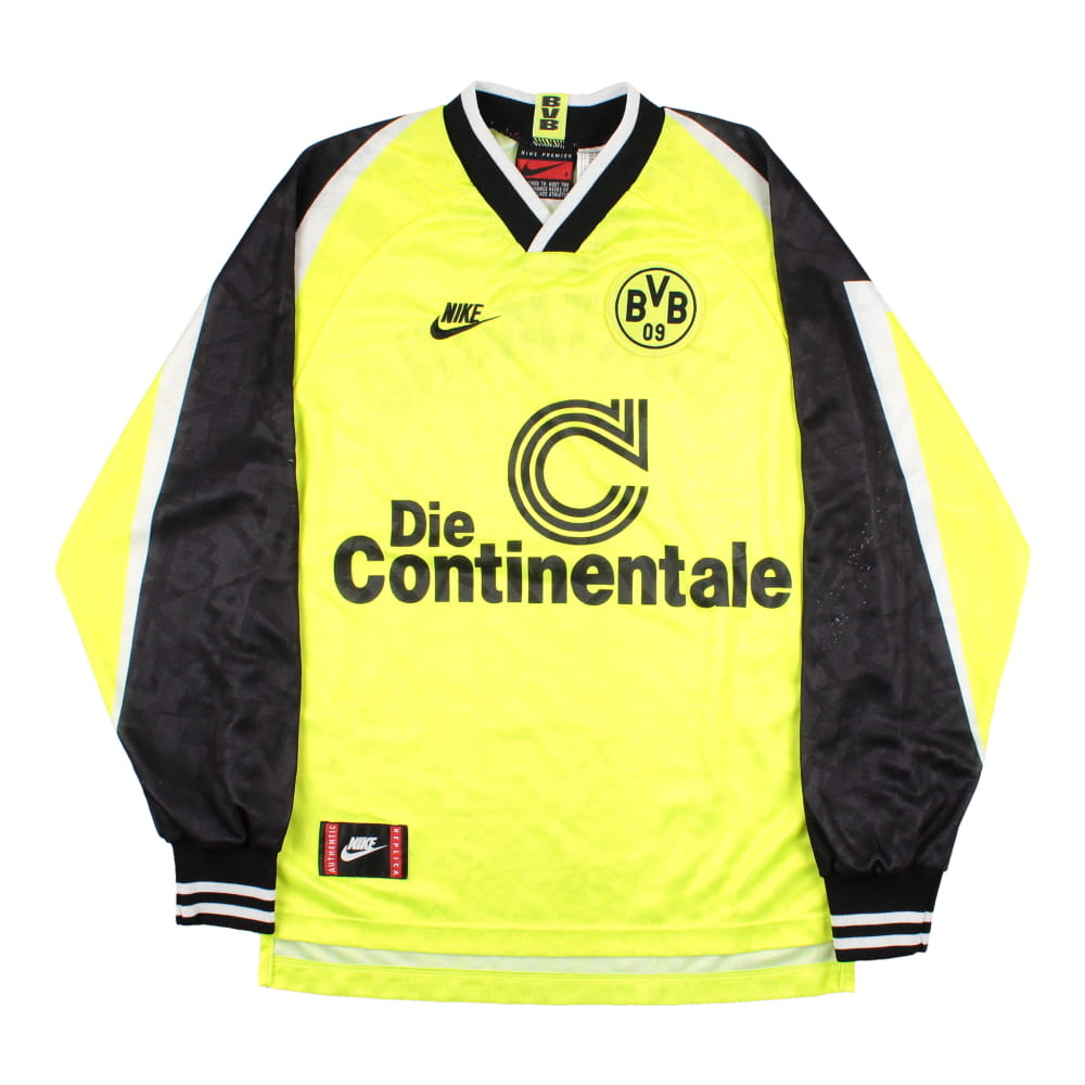 Borussia Dortmund 1995-96 Long Sleeve Home Shirt (S) (Excellent)