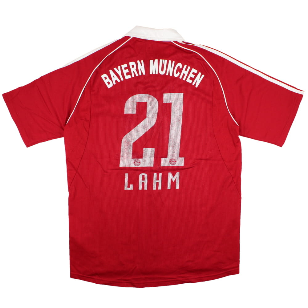 Bayern Munich 2006-07 Home Shirt (M) Lahm #21 (Very Good)