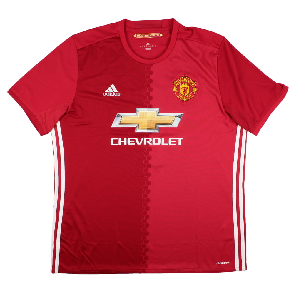 Manchester United 2016-17 Home Shirt (XXL) (Mint)