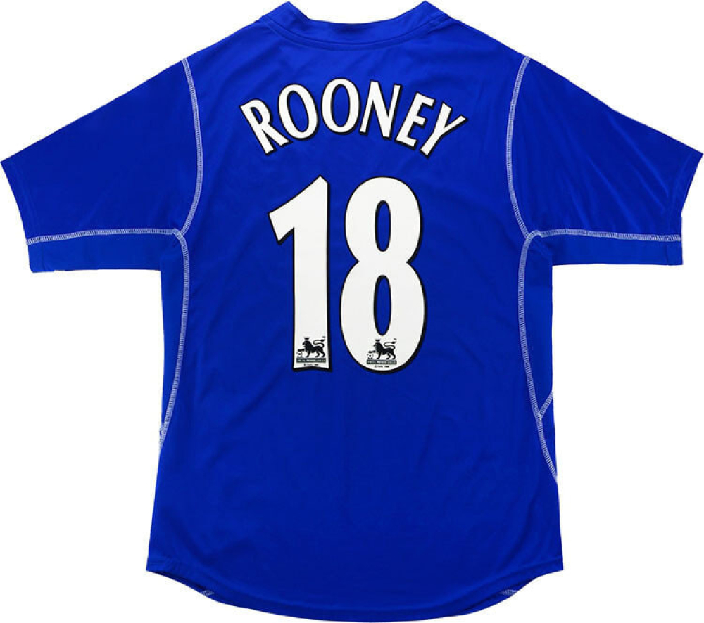 Everton 2002/03 Home Shirt (Rooney #18) (S) (Very Good)