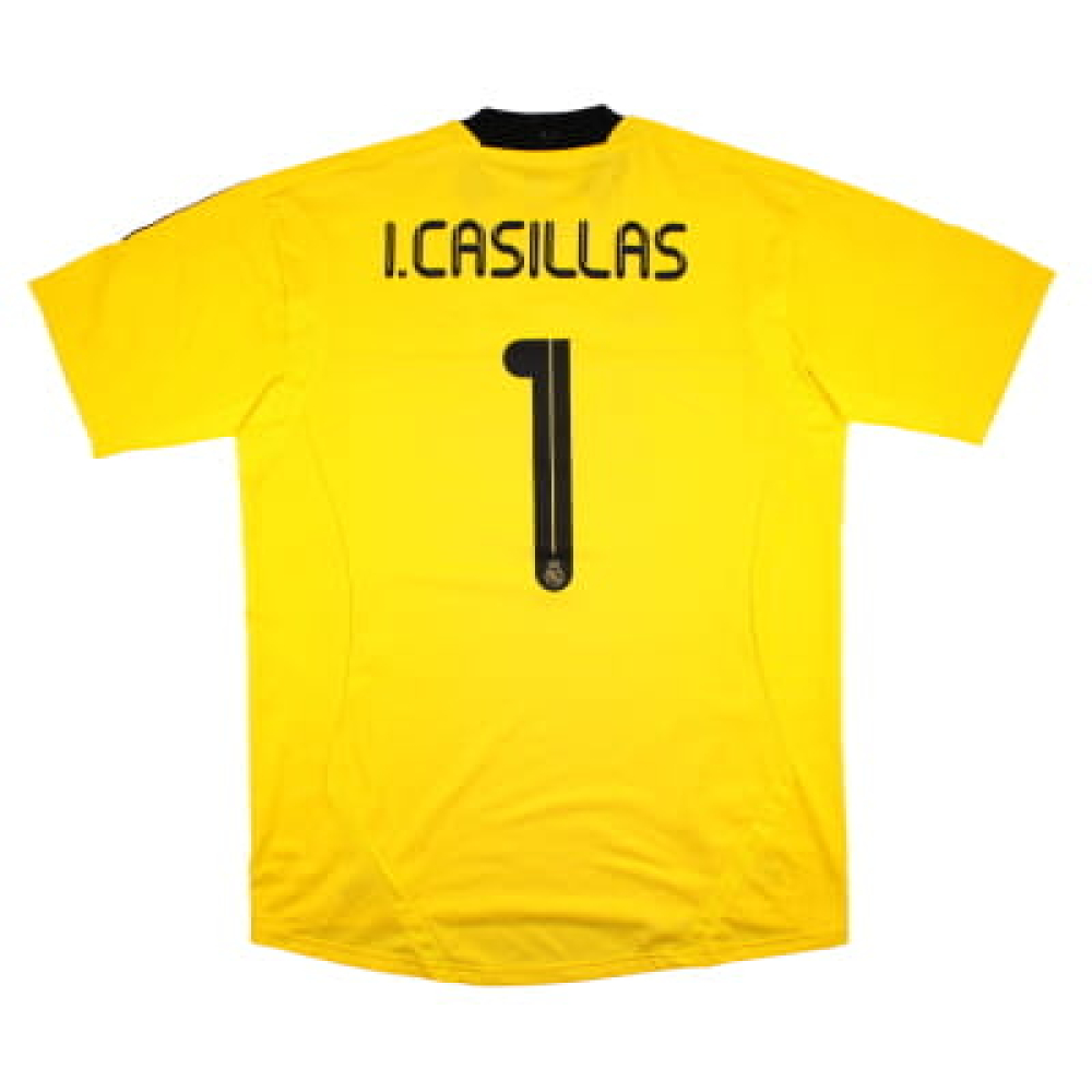 Real Madrid 2011-12 GK Home Shirt (XL) Casillas #1 (Very Good)