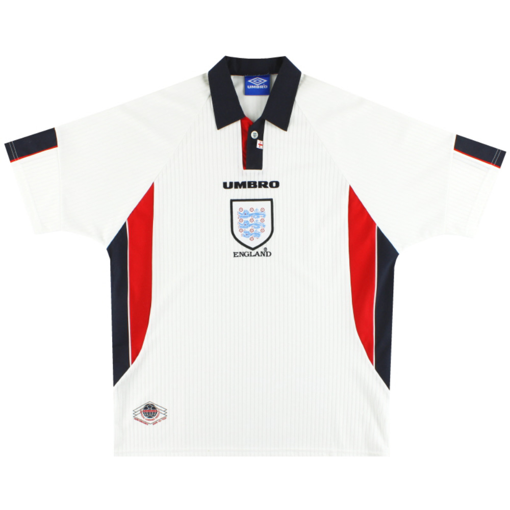 England 1997-99 Home Shirt (2XL) (Very Good)