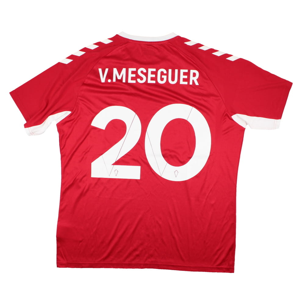 Real Murcia 2019-20 Home Shirt (2XL) V.Meseguer #20 (Mint)