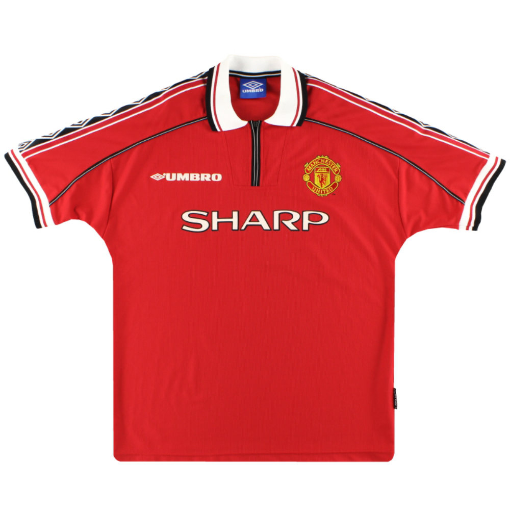 Manchester United 1998-00 Home Shirt (XXL) (Excellent)