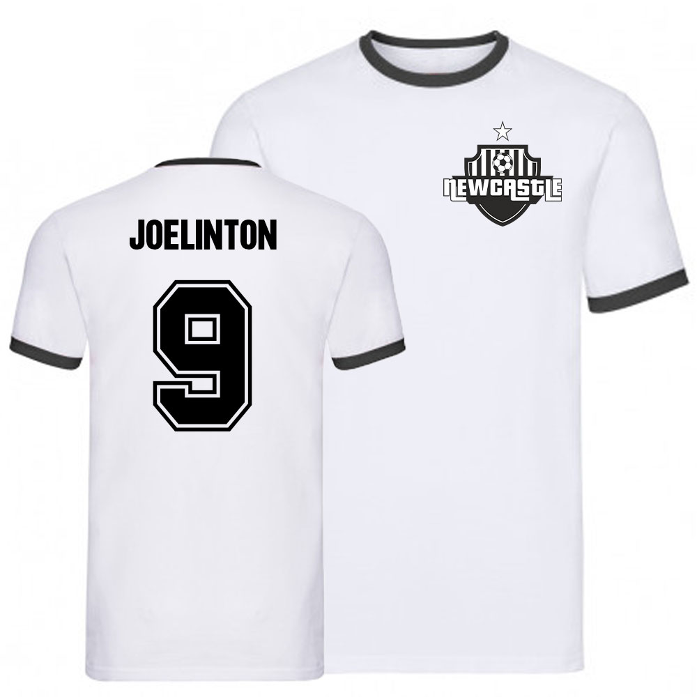 Joelinton Newcastle Ringer Tee (White)