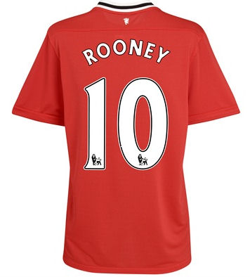 2011-12 Man Utd Nike Home Shirt (Rooney 10) - Kids