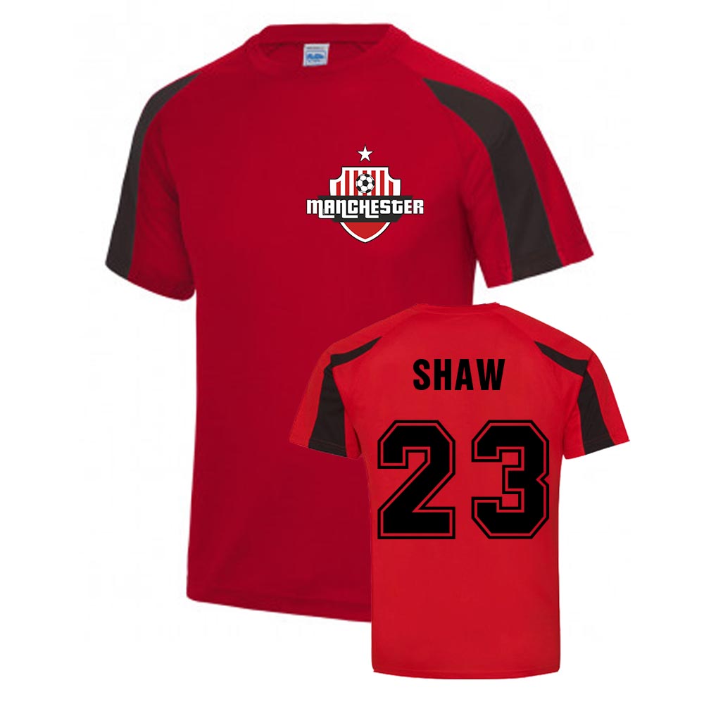 Luke Shaw Manchester Sports Training Jersey (Red)