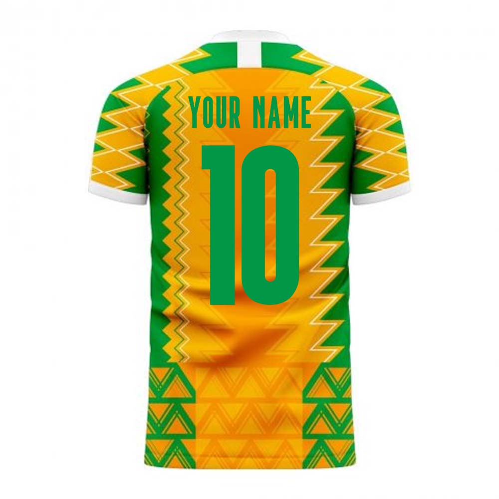 Ivory Coast 2024-2025 Home Concept Football Kit (Libero) (Your Name)