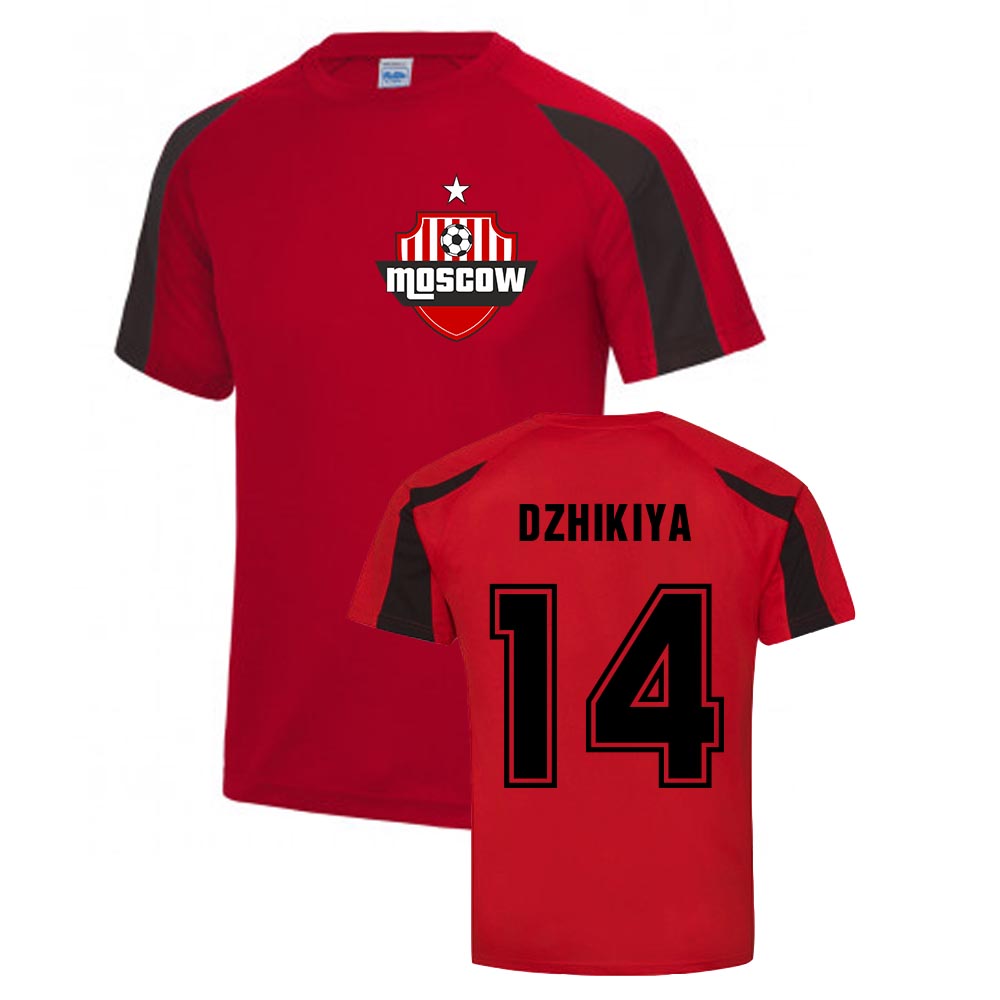 Georgi Dzhikiya Moscow Sports Training Jersey (Red)